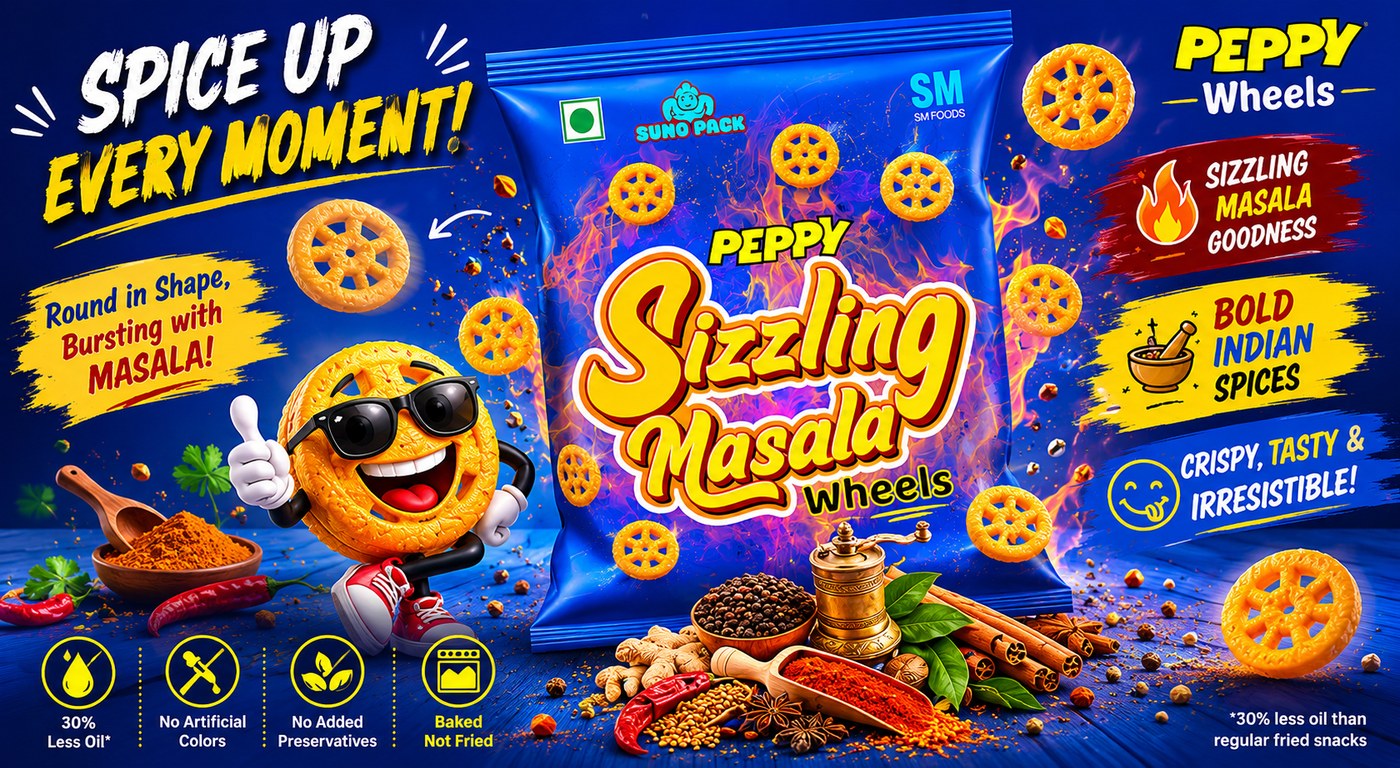 Sizzling Masala Wheels